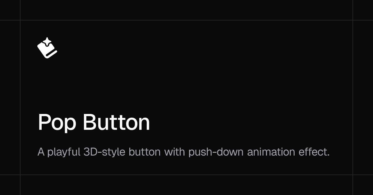 Pop Button | Spell UI