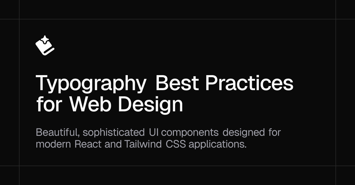 Typography Best Practices for Web Design