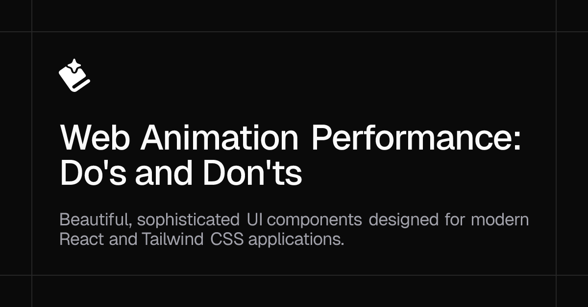 Web Animation Performance: A Guide to Smooth 60fps Motion